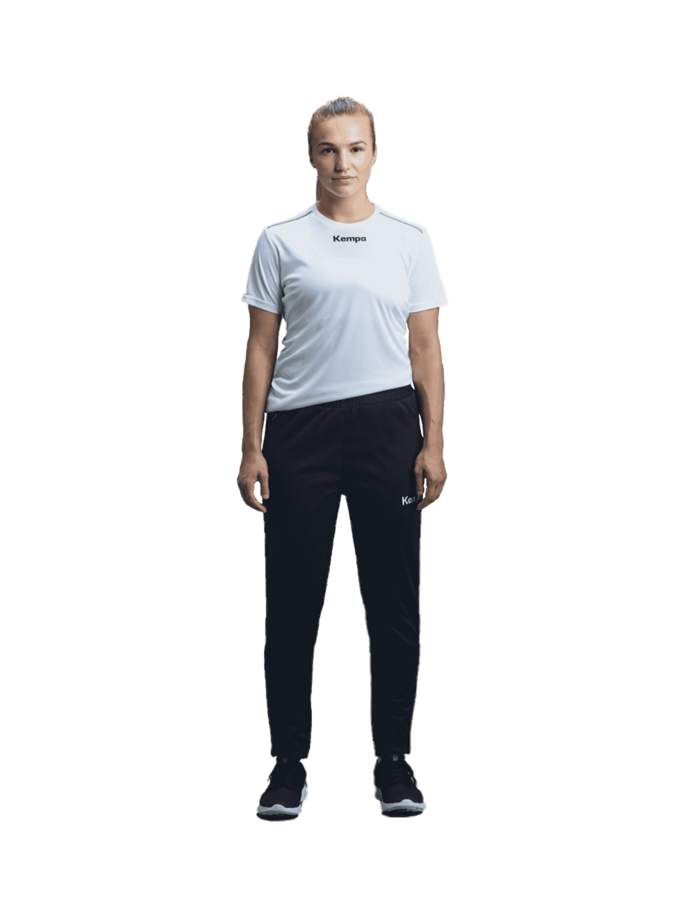 KEMPA Slimfit Sporthose 'Motion' in Schwarz: Vorderseite