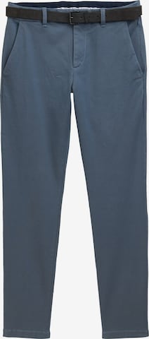 Pantalon chino 'Travis' TOM TAILOR en bleu : devant