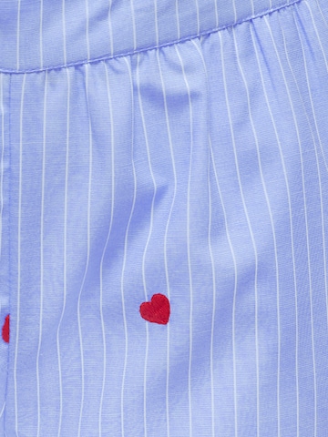 ONLY GIRLS Normalny krój Spodnie 'KOGNEW LINA' w kolorze niebieski