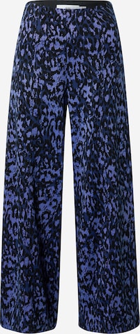 ICHI Wide Leg Hose in Blau: predná strana