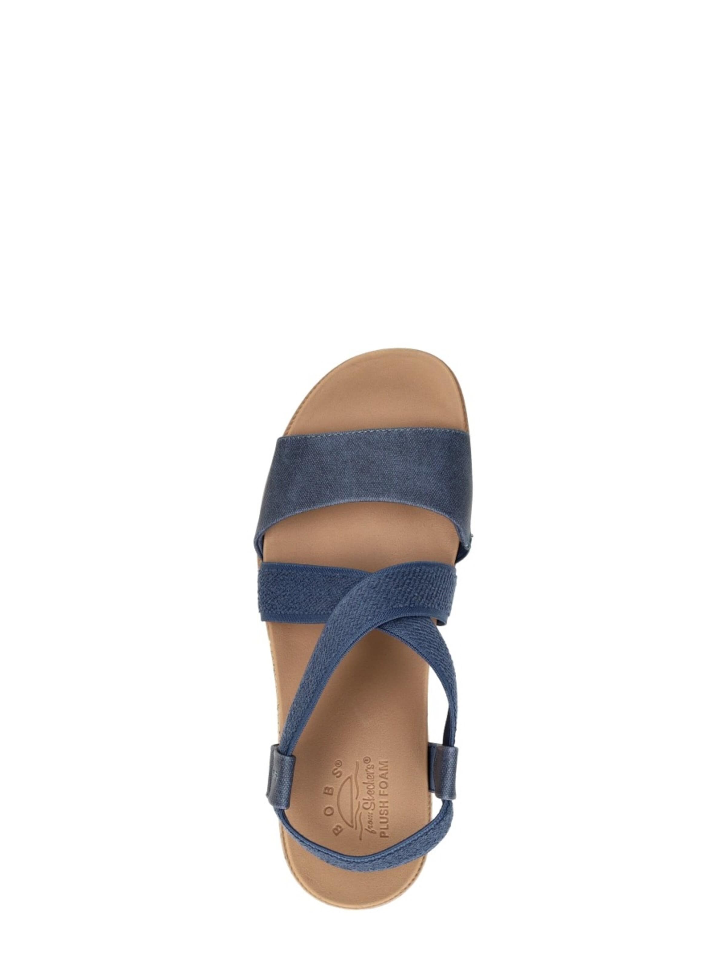 SKECHERS Sandaal 'Bobs Desert Kiss Low' in Blauw