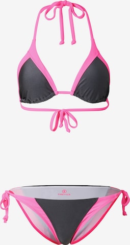 Bogner Fire + Ice Triangel Bikini 'Baila' in Grau: Vorderseite