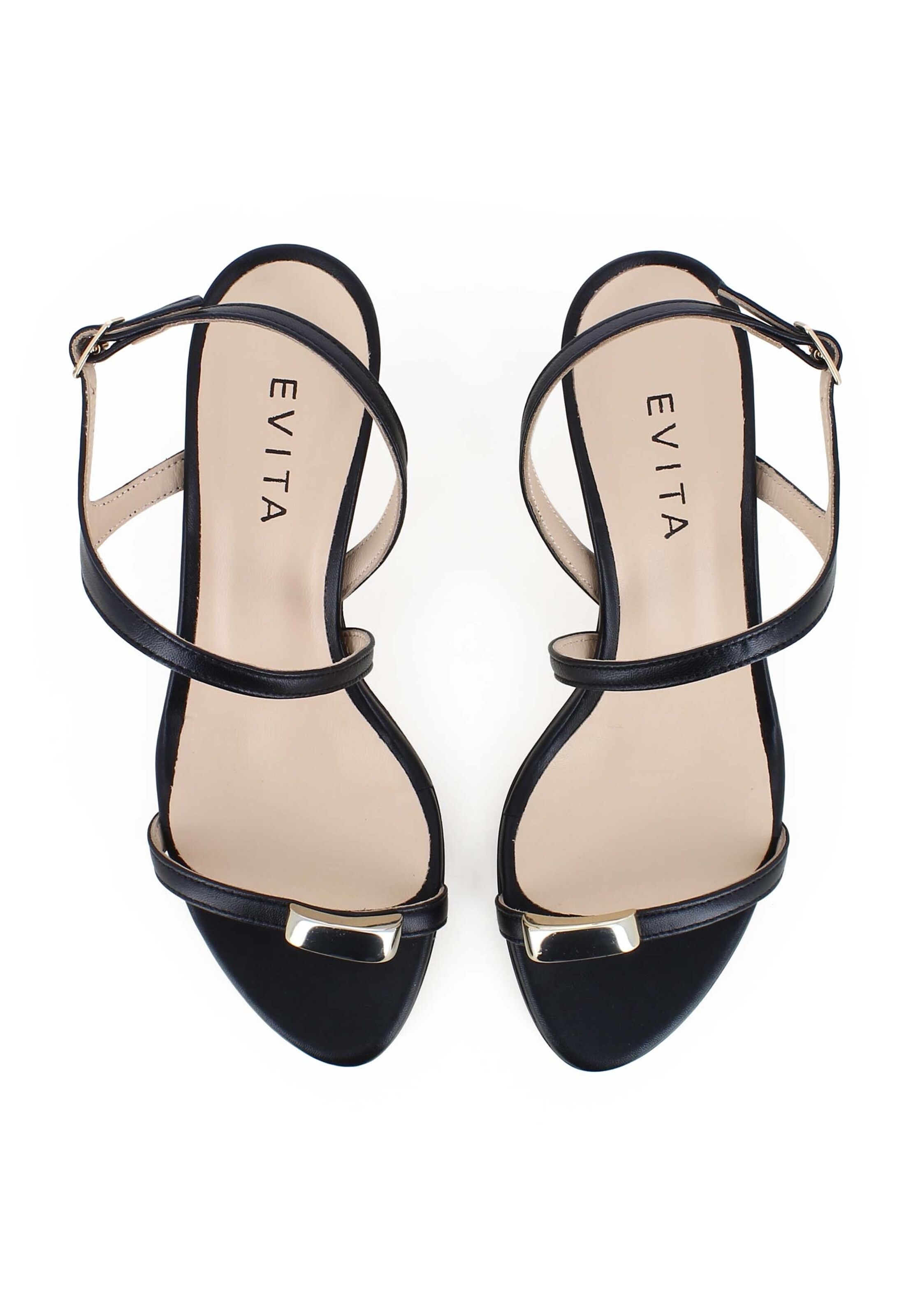 EVITA Sandalen met riem 'TUANA' in Zwart