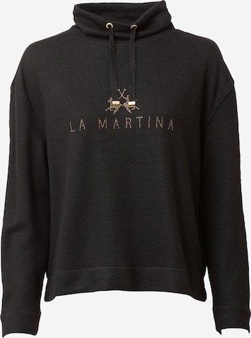 La Martina Sweter w kolorze czarny: przód