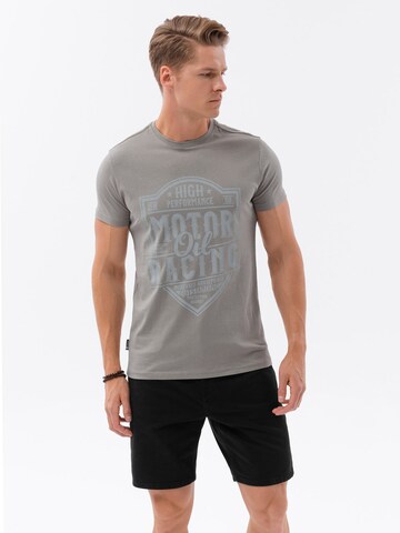 T-Shirt 'S1735' Ombre en gris : devant