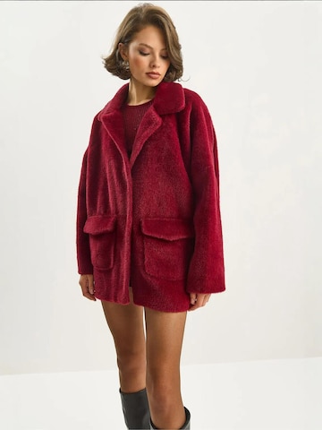 Bianco Lucci - Sobretudo de inverno em vermelho