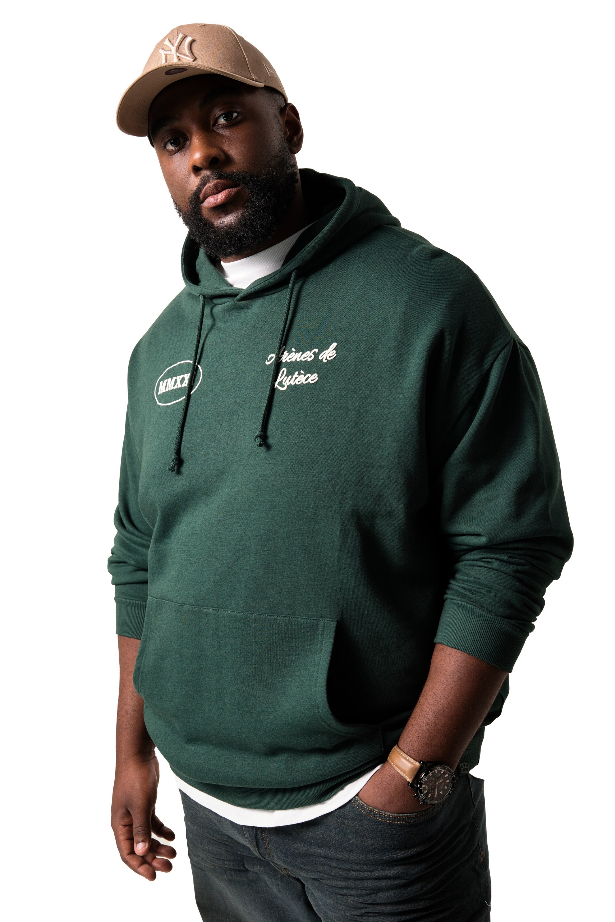 STHUGE Sweatshirt in Green: front