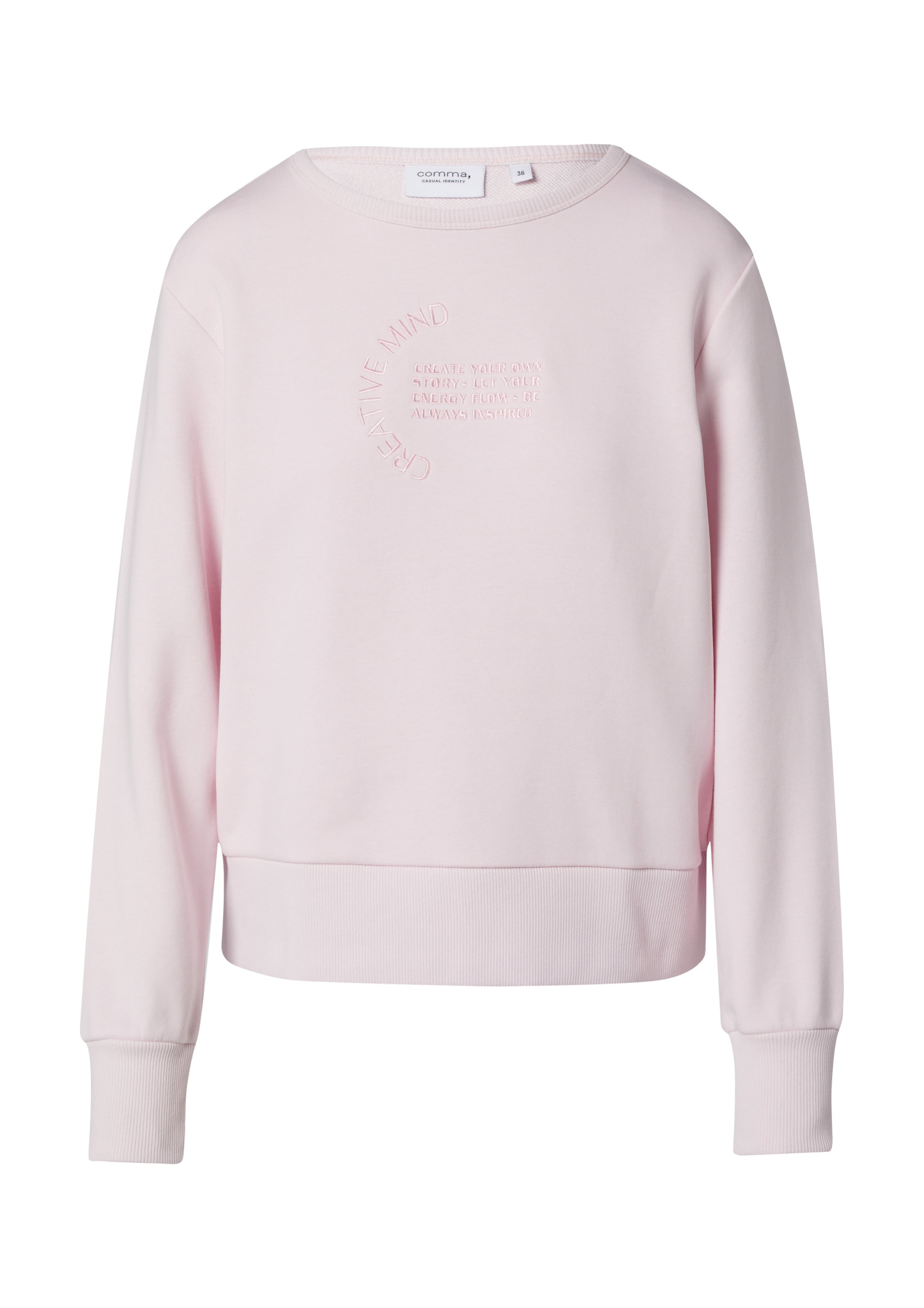 comma casual identity Sweatshirt in Pink: Vorderseite