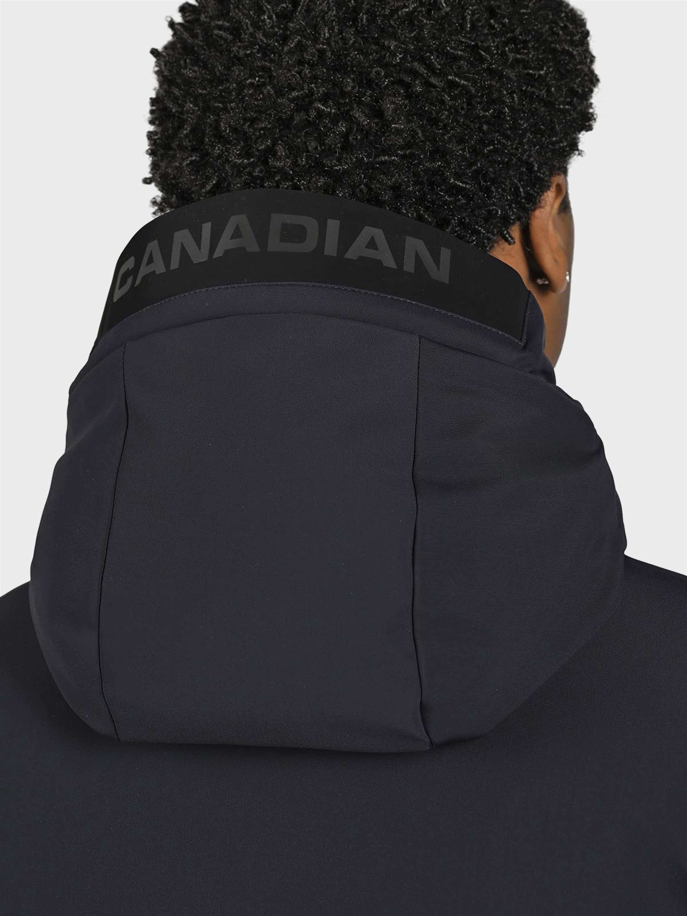 Canadian Classics Between-seasons parka 'Giacca Uomo Nelson' in Blue: front