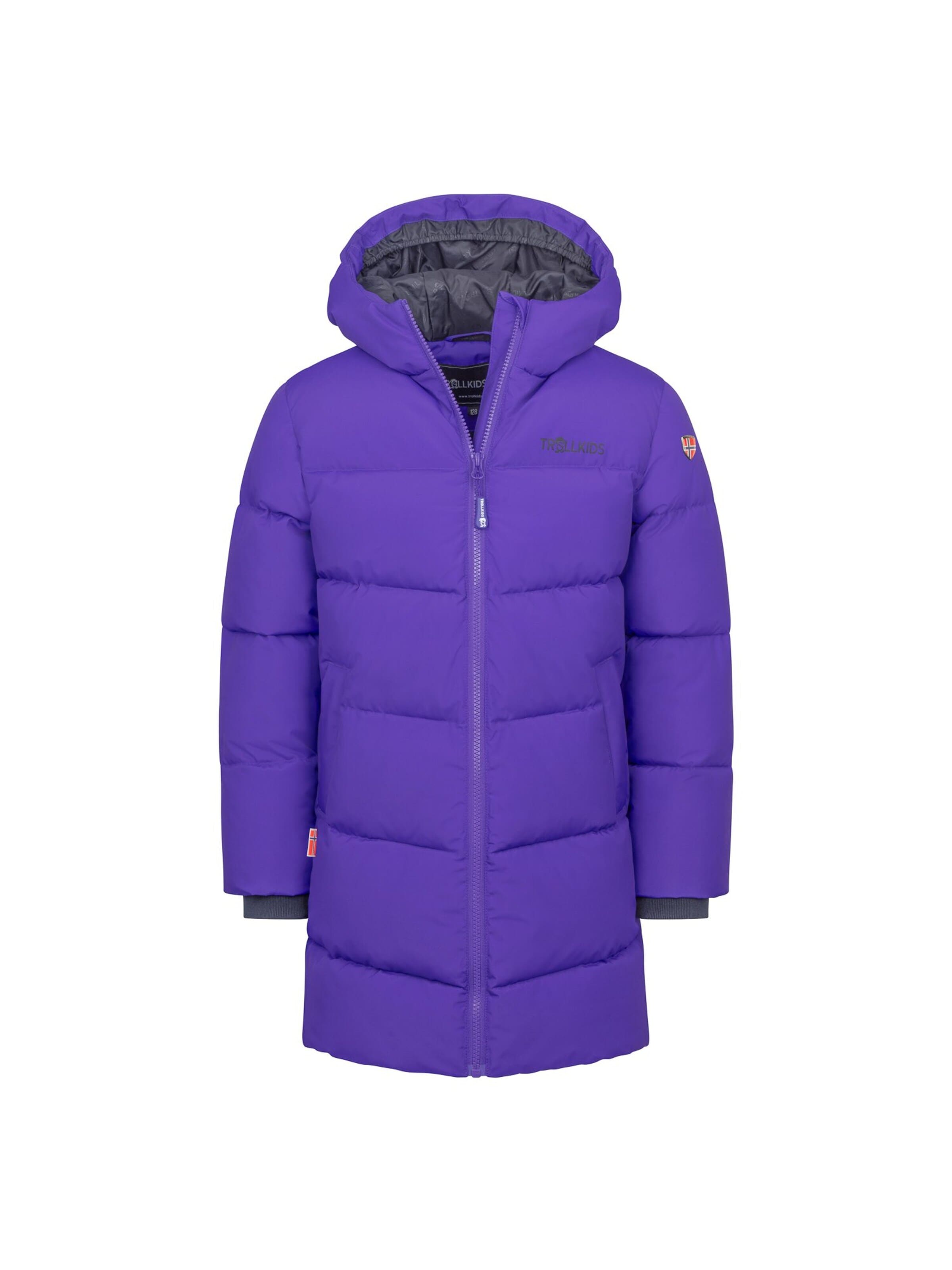 TROLLKIDS Winter Jacket in Purple: front
