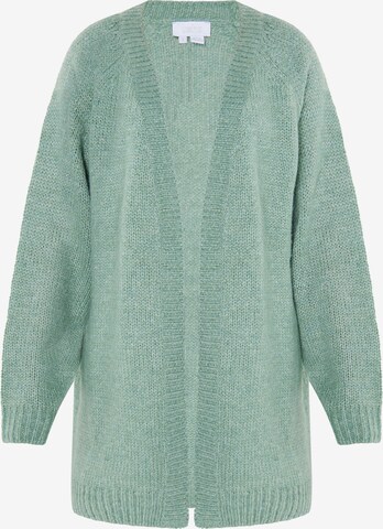 usha WHITE LABEL Knit cardigan in Green: front