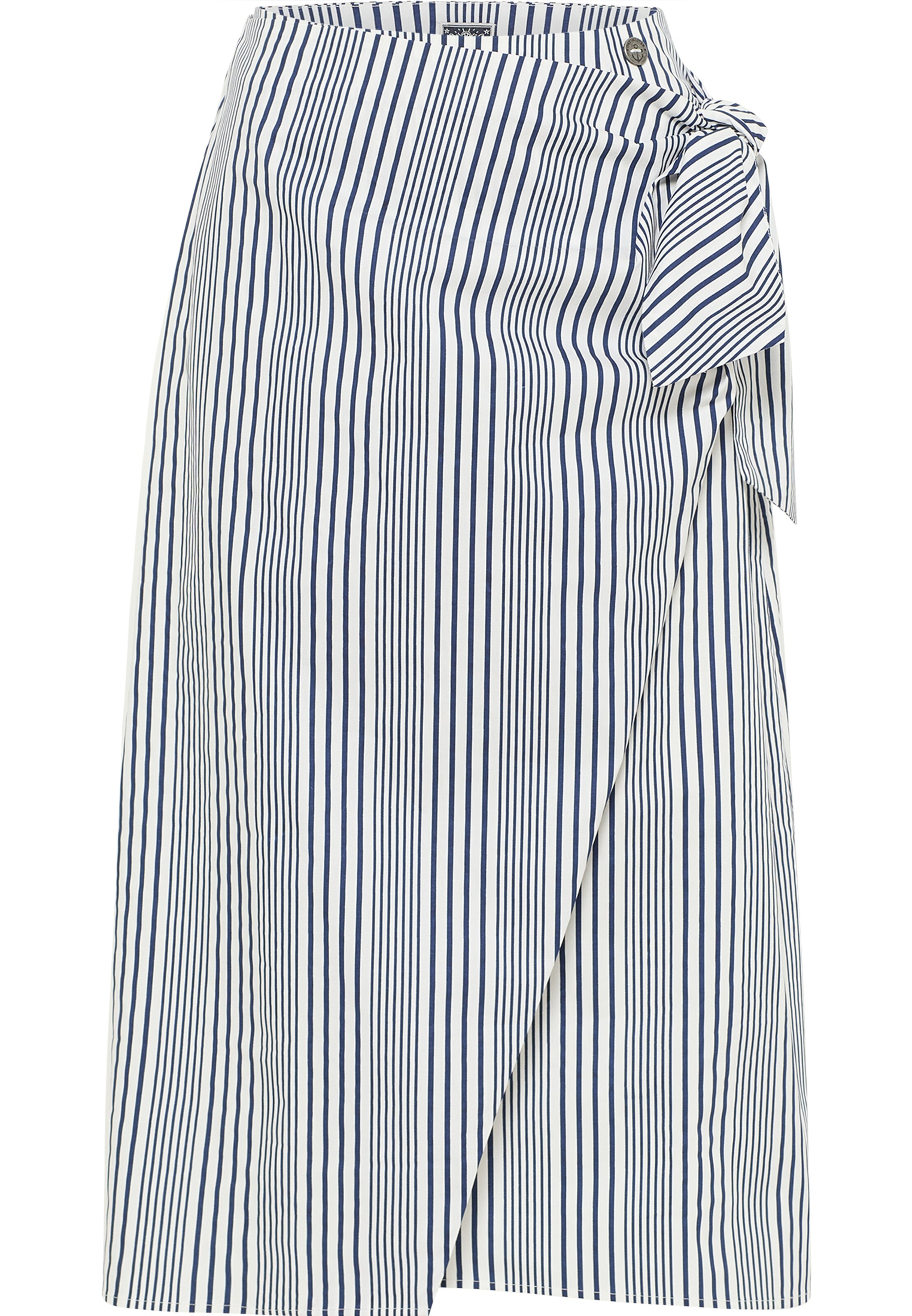 DreiMaster Maritim Spódnica w kolorze biały: przód