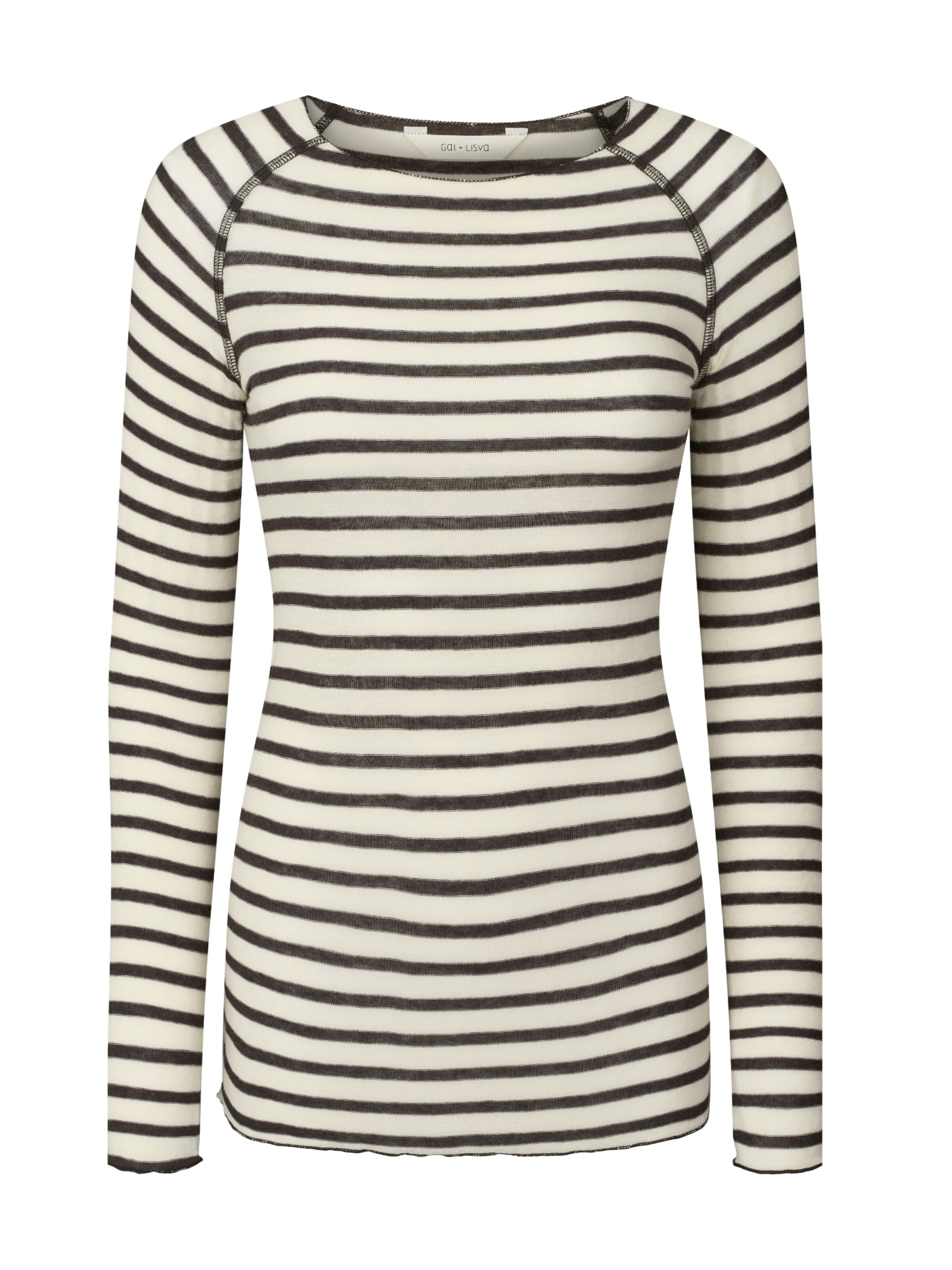 Gai+Lisva Top 'Amalie' in Bruin: voorkant