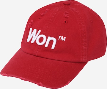 Won Hundred - Gorra en rojo: frente