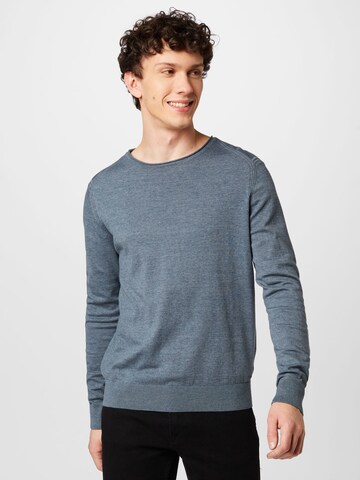 INDICODE JEANS Sweater in Blue: front