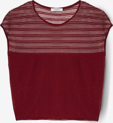 Pull-over MOTIVI en rouge : devant