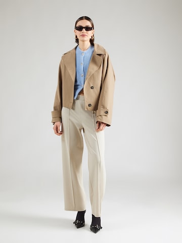 ONLY Широкий Брюки со складками 'ONLATLAS' в Серый