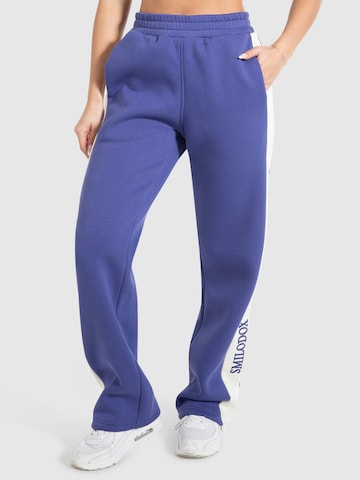 Smilodox Loosefit Broek 'Malea' in Blauw: voorkant