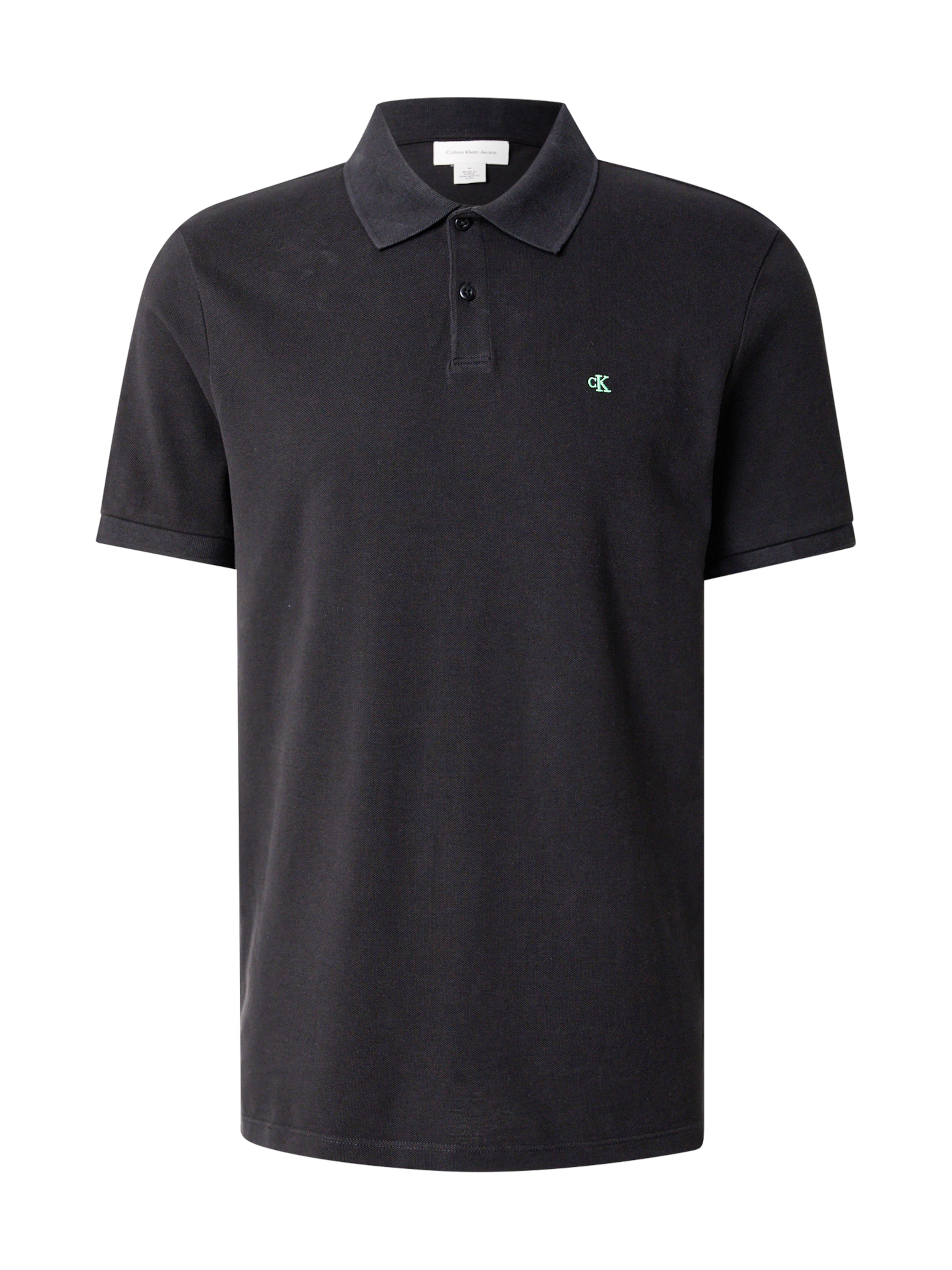 Calvin Klein Jeans Тениска в черно: отпред