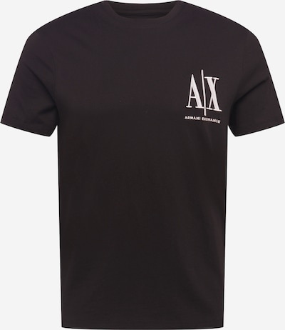 ARMANI EXCHANGE Camiseta en negro / blanco, Vista del producto
