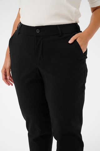 Regular Pantalon chino 'KCHala' KAFFE CURVE en noir