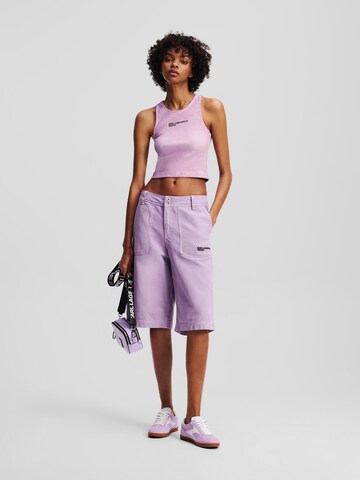 Haut KARL LAGERFELD JEANS en violet