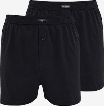 Boxer ' MARCO BOXER 2-PACK ' di WESTMARK LONDON in nero: frontale