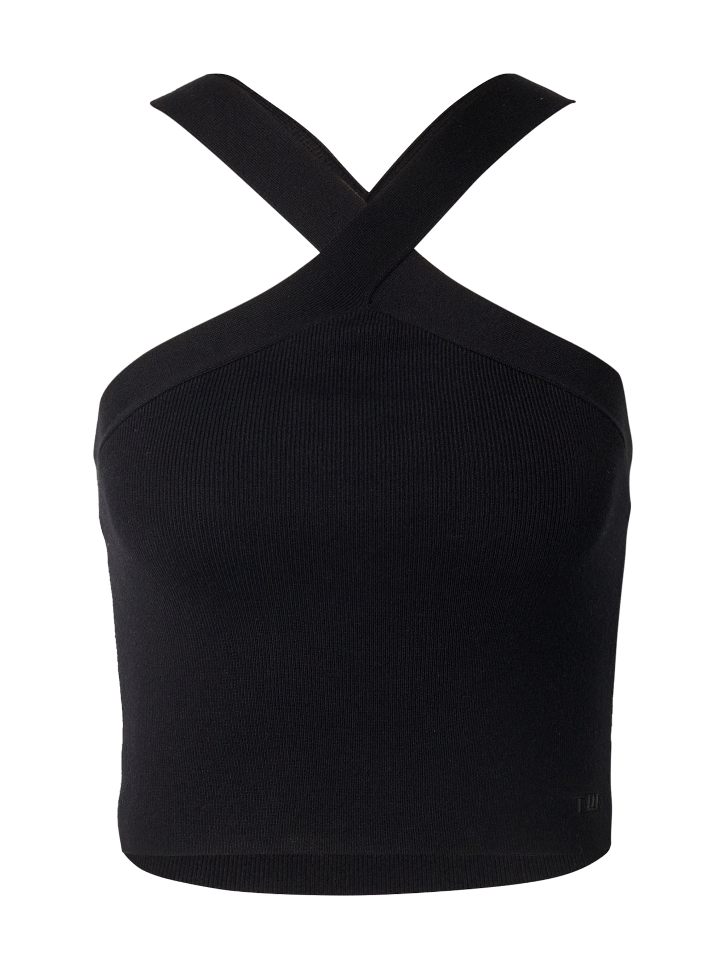 Tally Weijl Stick felső - fekete: elől