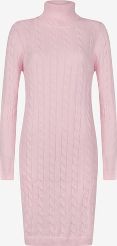 Robes en maille Felix Hardy en rose : devant