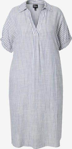 Robe Ulla Popken en bleu : devant