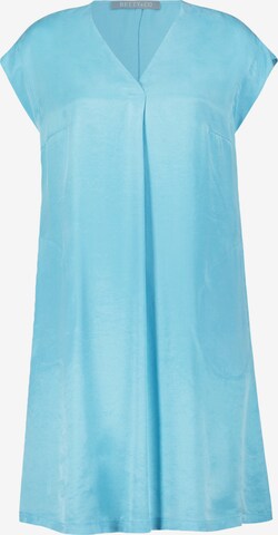 Betty & Co Casual-Kleid mit V-Ausschnitt in Blau: predná strana