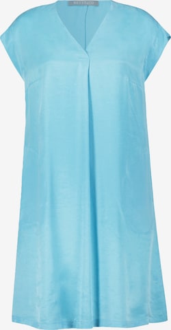 Betty & Co Casual-Kleid mit V-Ausschnitt in Blau: predná strana