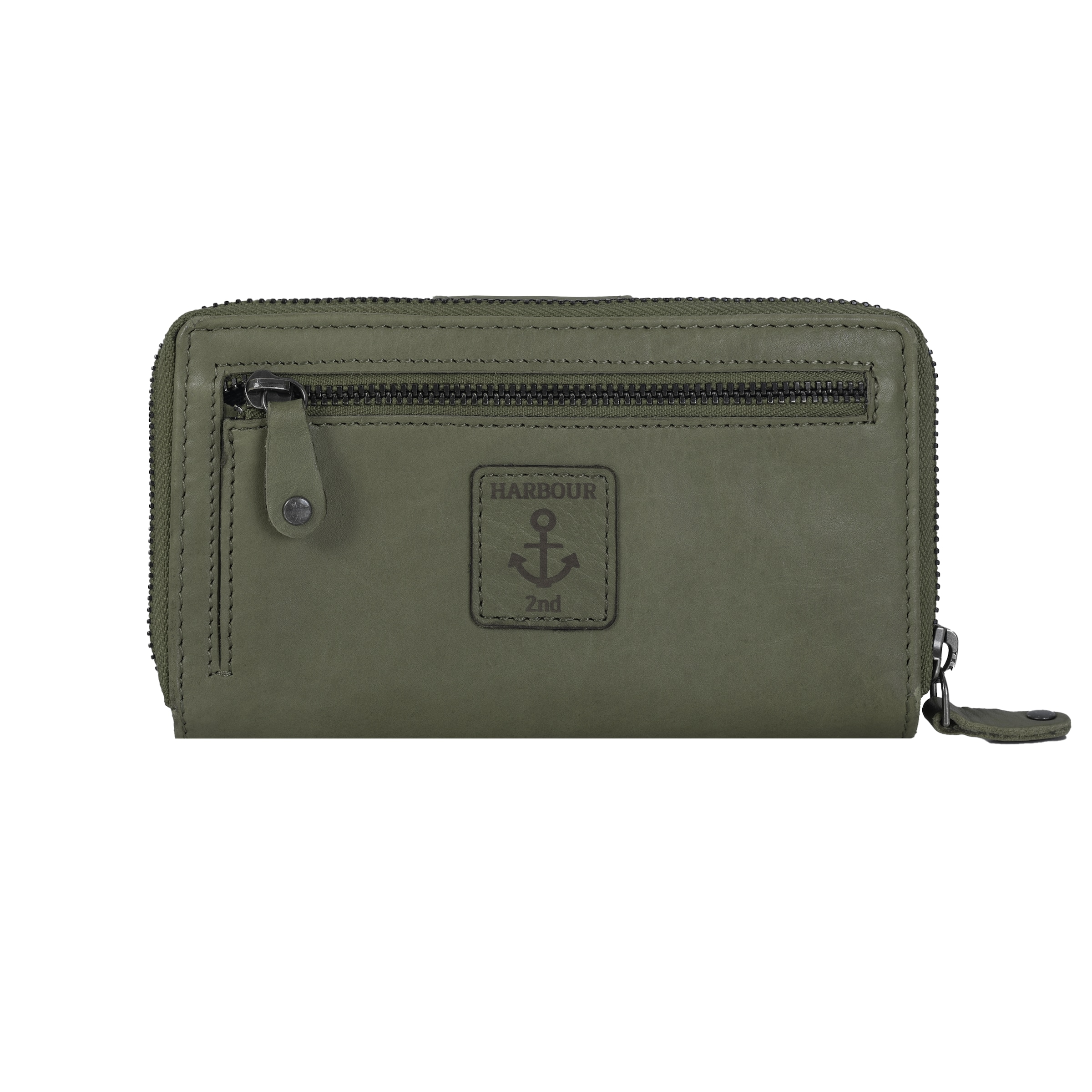 Harbour 2nd Wallet in Green: front
