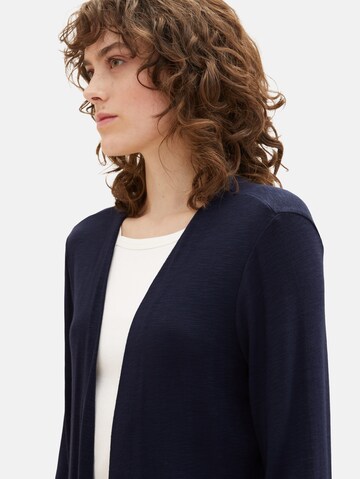 TOM TAILOR Knit Cardigan in Blue