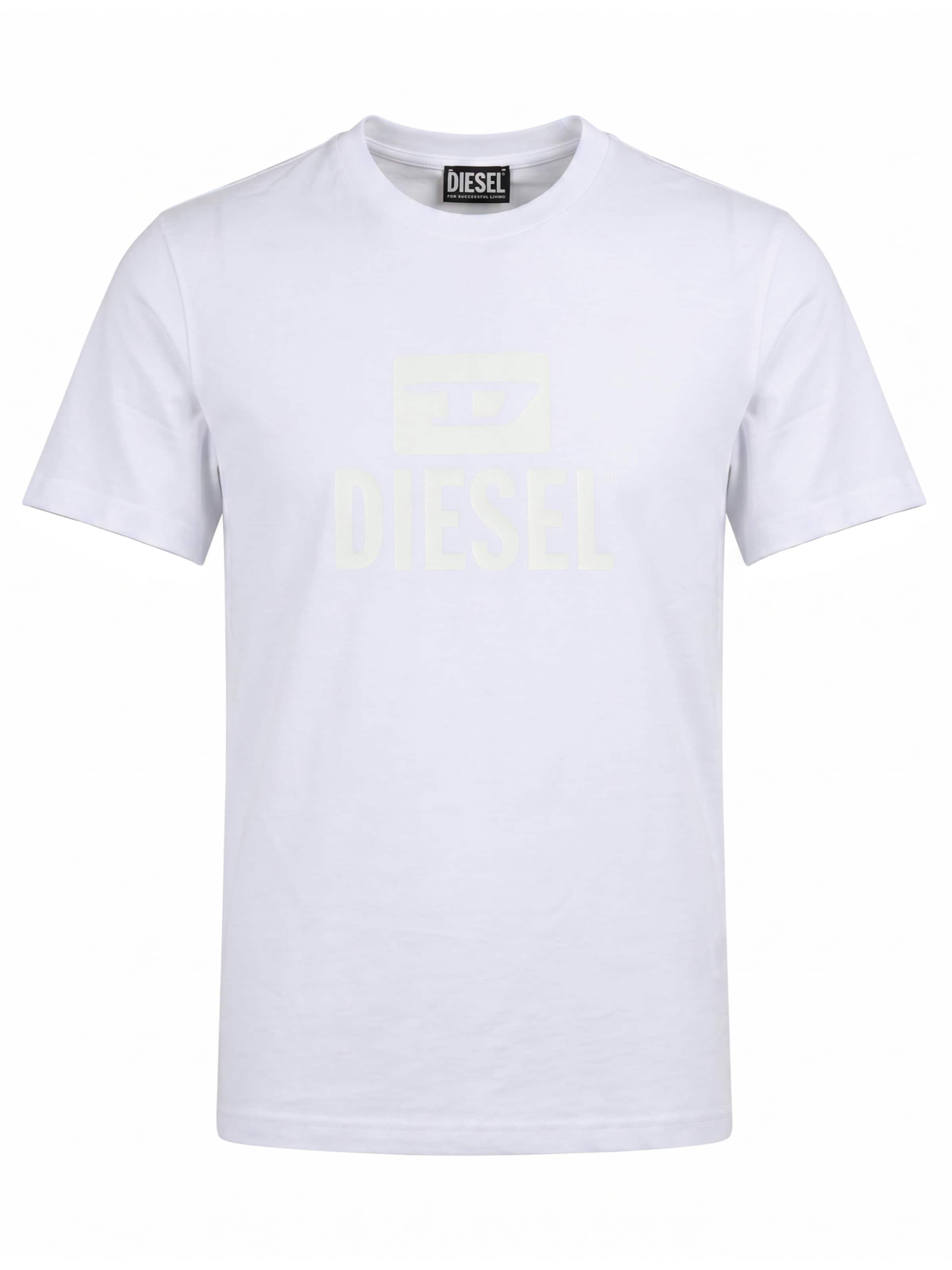 DIESEL Shirt 'T-Just'‌‌‌‌‌‌‌‌ in Weiß: Vorderseite