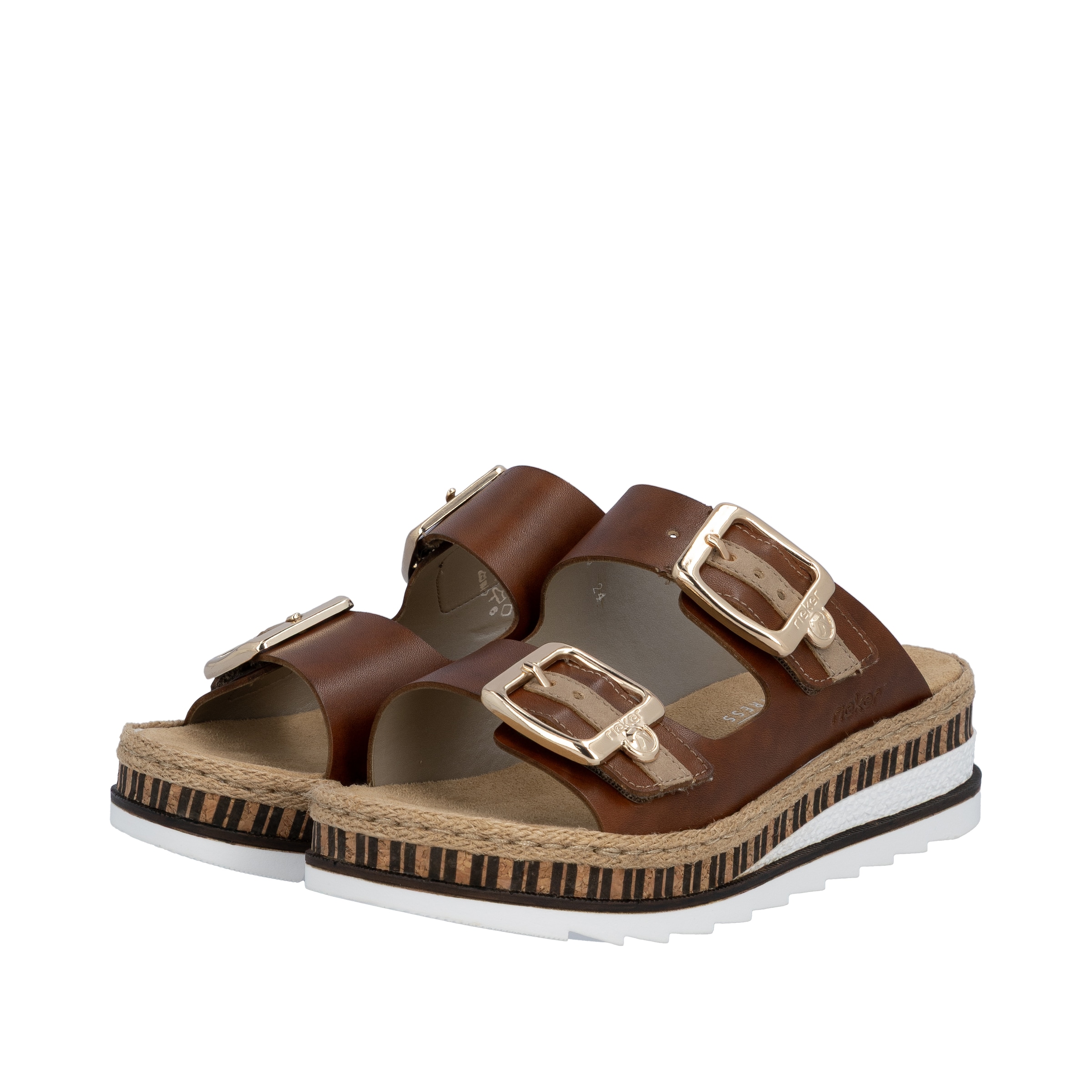 Rieker Mules in Brown