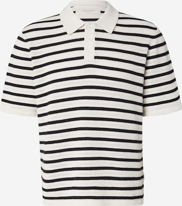 JACK & JONES Pulover 'JORSANREMO' | bež barva: sprednja stran