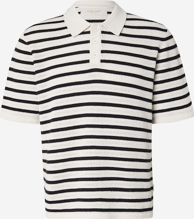 JACK & JONES Neulepaita 'JORSANREMO' koossa S värissä ecru / musta, Tuotenäkymä