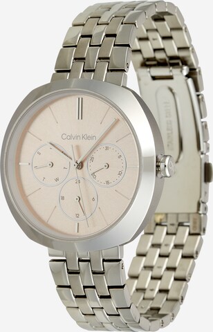 Calvin Klein Analoog horloge in Zilver: voorkant