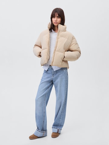 MANGO TEEN Overgangsjakke i beige