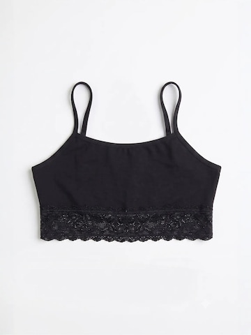 Reggiseno 'ÖTS Damen Tanktop mit schmaler Passform' di ÖTS in nero