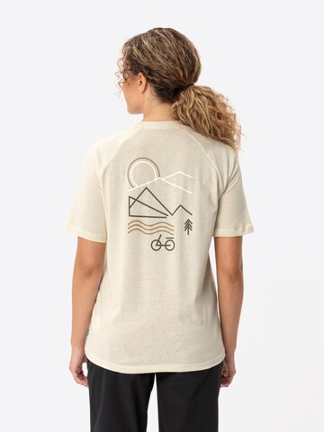 VAUDE Performance shirt 'Cyclist' in Beige: front