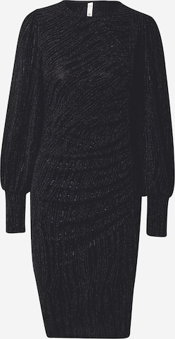 PULZ Jeans Obleka 'MALIA' | črna barva: sprednja stran
