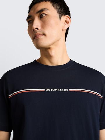 TOM TAILOR T-Shirt in Schwarz
