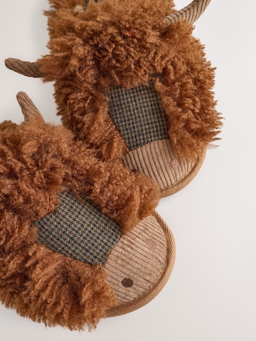 Pantoufle Next en marron