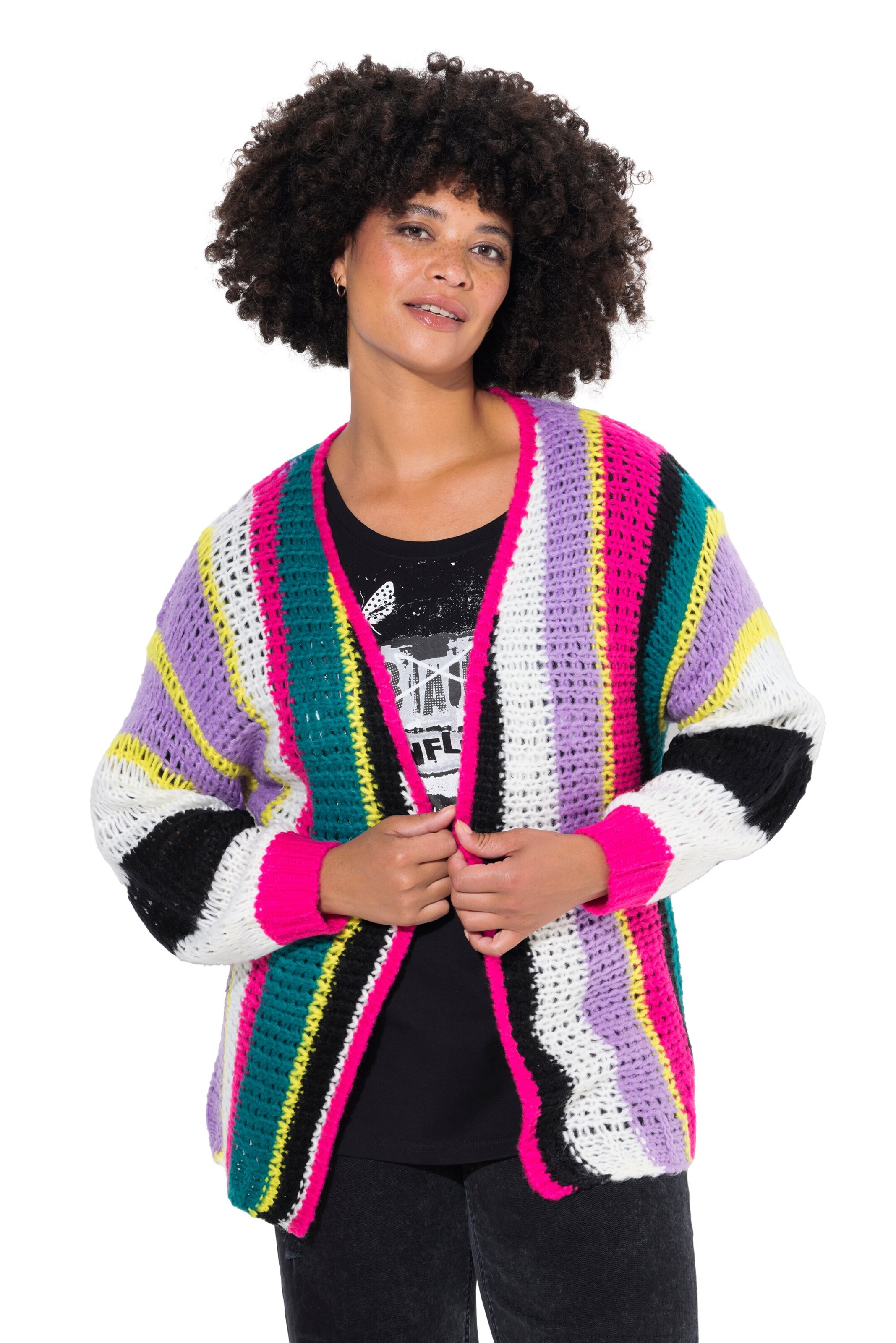 Angel of Style Gebreid vest in Gemengde kleuren: voorkant