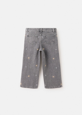 MANGO KIDS Loosefit Jeans 'NIGHT' in Grijs