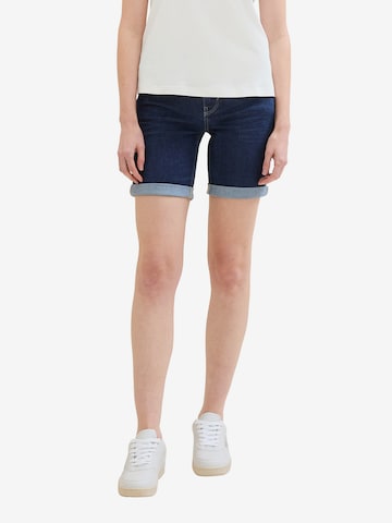 TOM TAILOR Slimfit Shorts 'Alexa' in Blau: predná strana