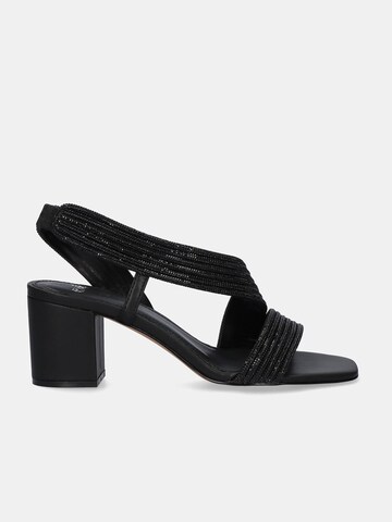 EXE Sandalen met riem 'ANNY-428' in Zwart: voorkant