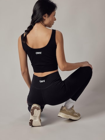 Skinny Leggings 'Leggings a Vita Alta' di OWN Off With Nature in nero